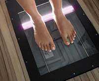 Elektronischer Fuß-Scan